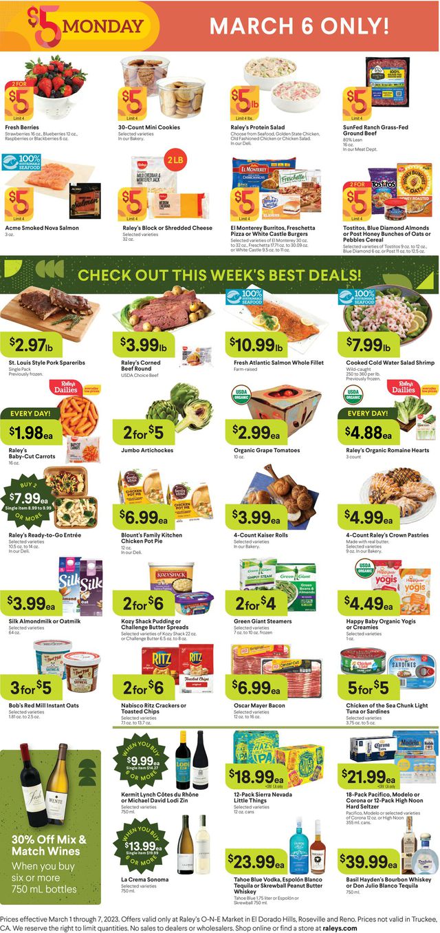 Raley's Ad from 03/01/2023