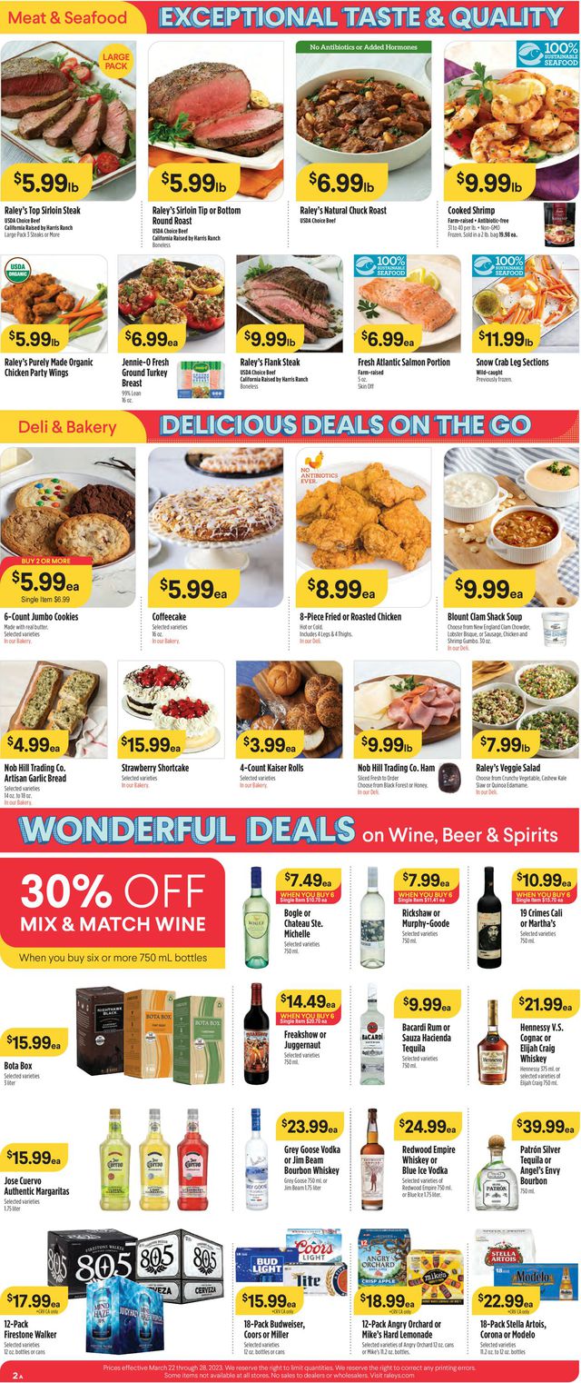 Raley's Ad from 03/22/2023