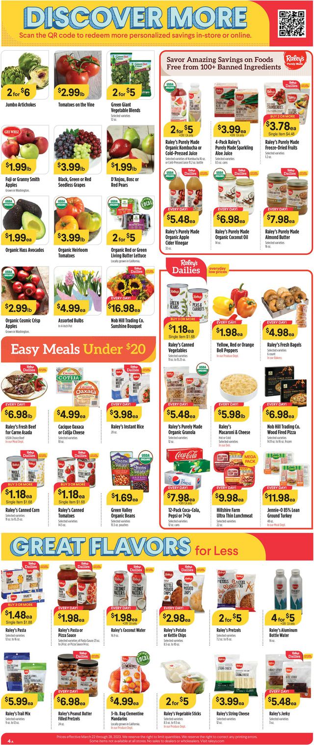 Raley's Ad from 03/22/2023