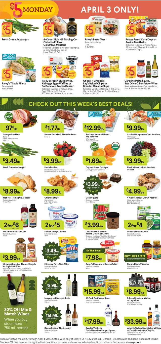 Raley's Ad from 03/29/2023