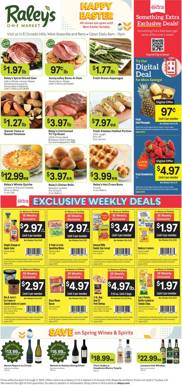 Raley's Ad from 04/05/2023