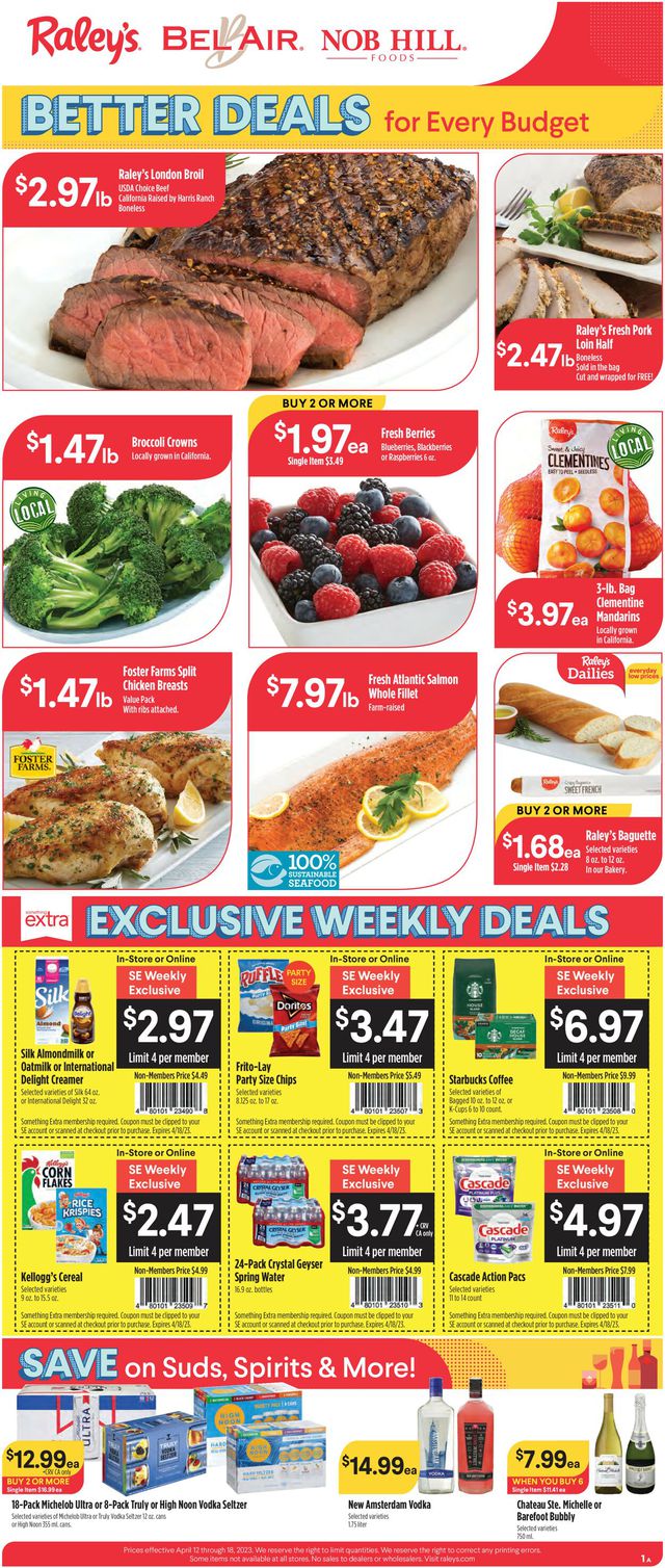 Raley's Ad from 04/12/2023