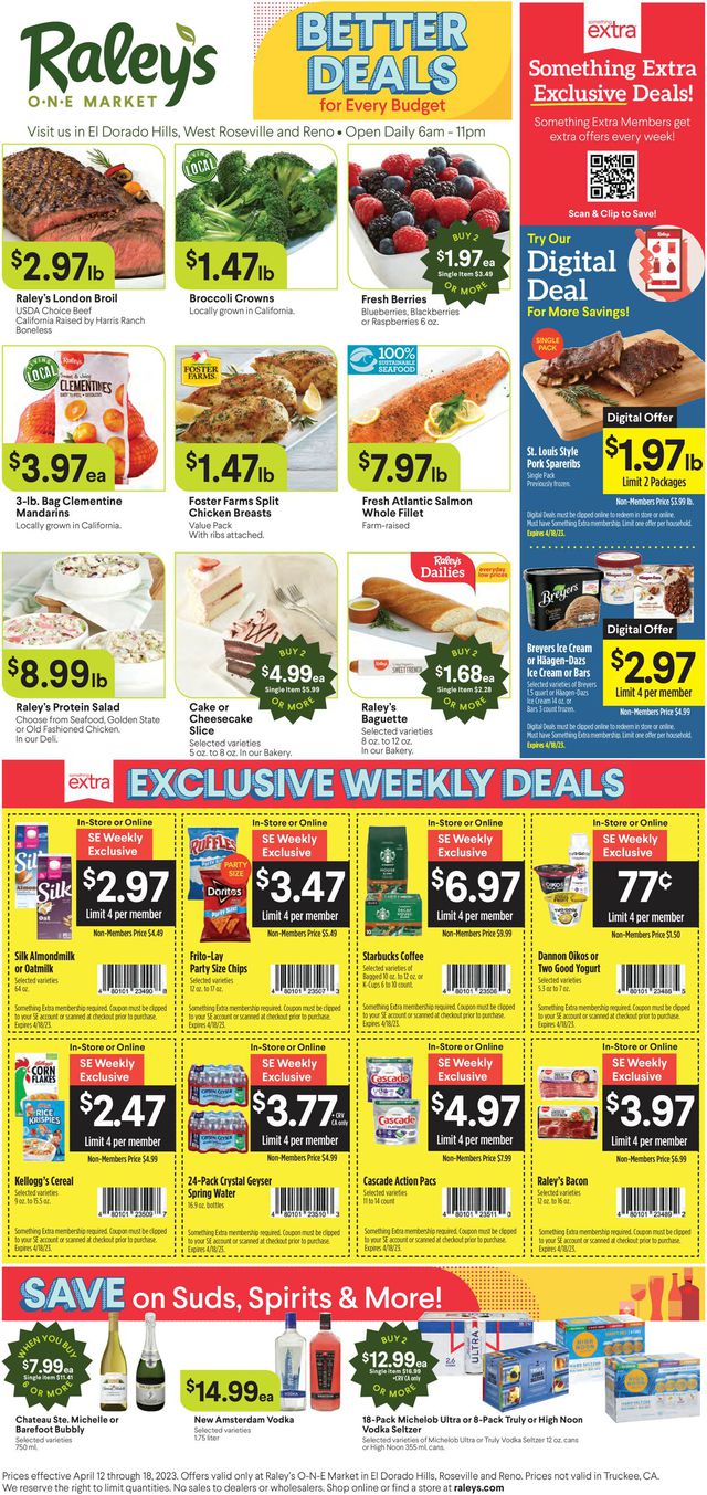 Raley's Ad from 04/12/2023