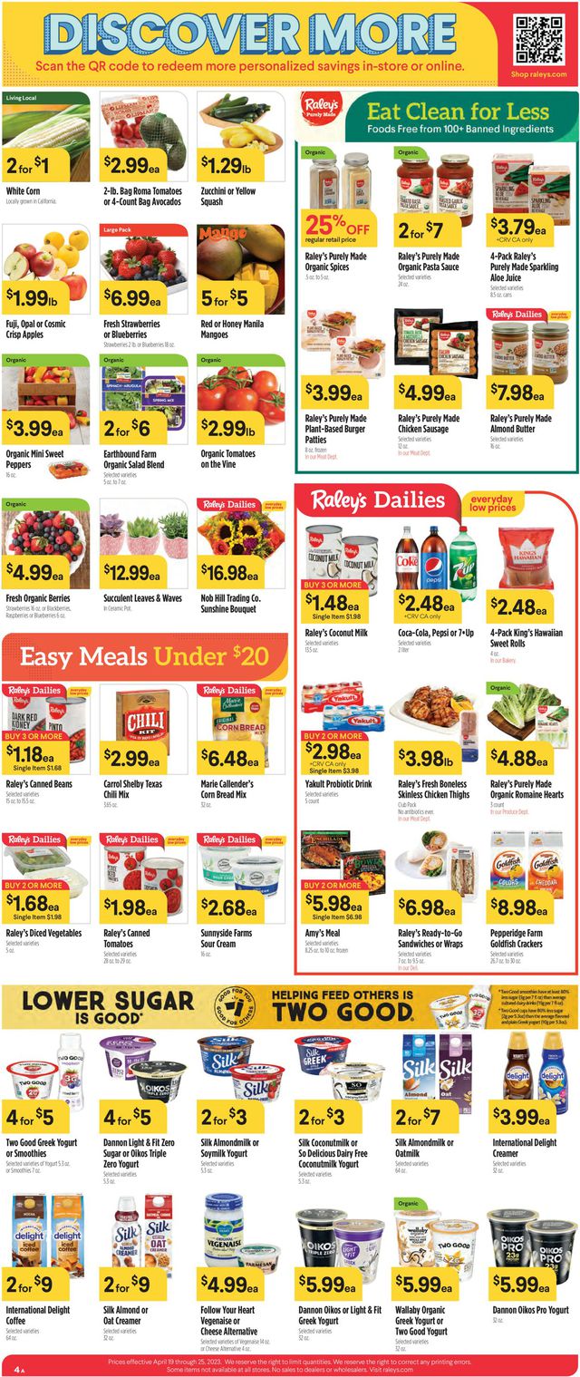 Raley's Ad from 04/19/2023