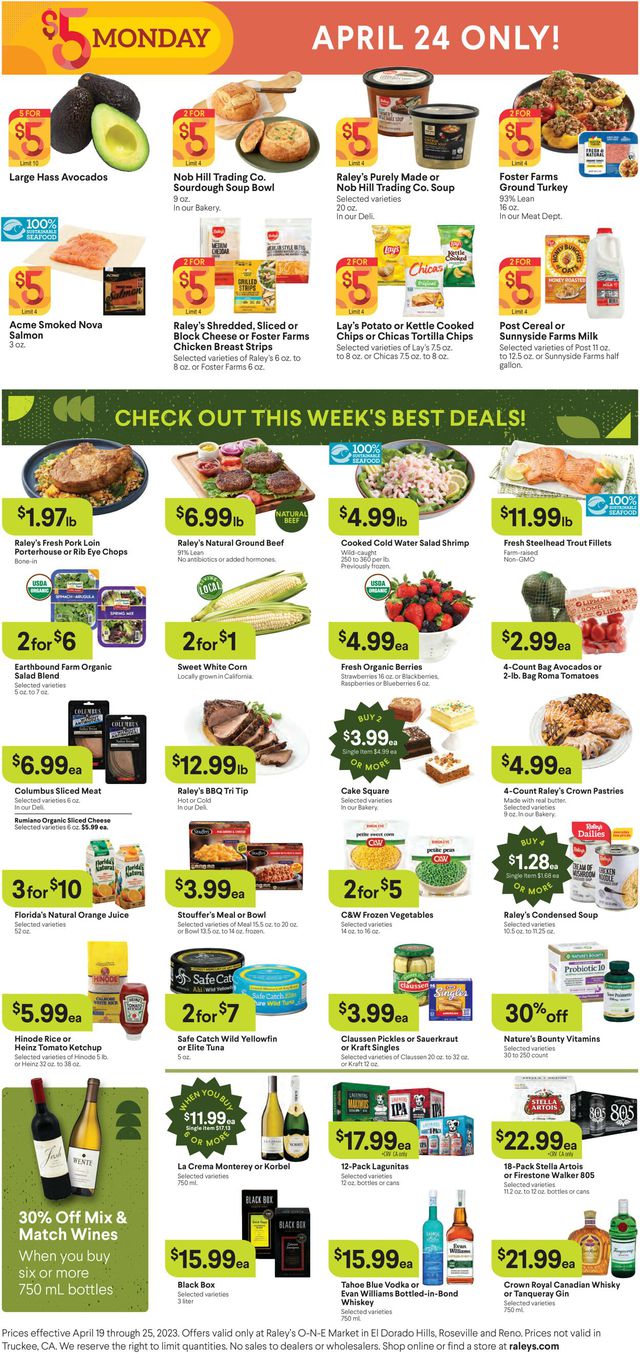 Raley's Ad from 04/19/2023
