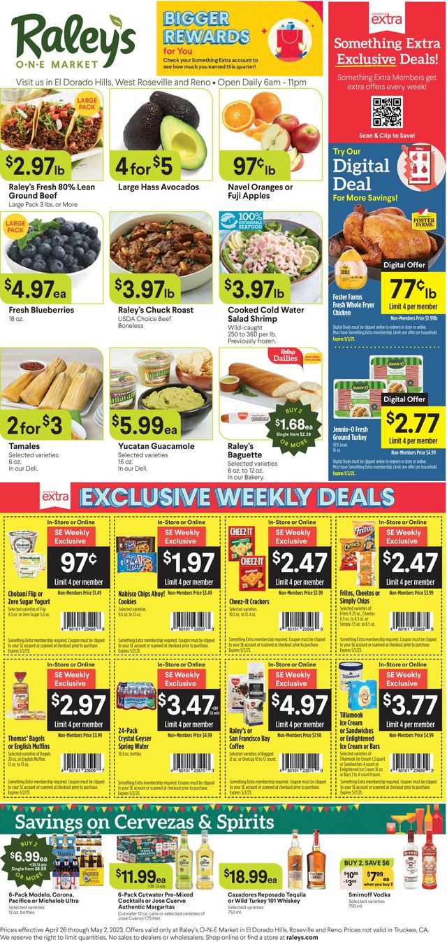 Raley's Ad from 04/26/2023