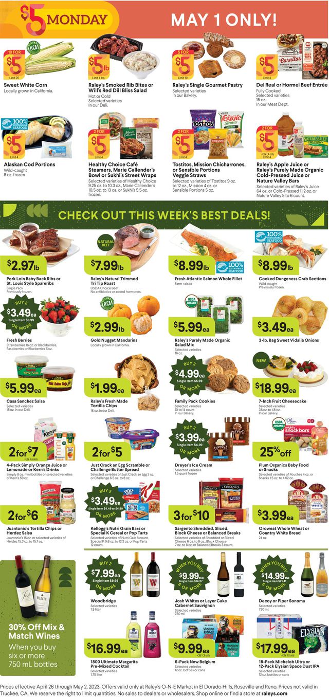 Raley's Ad from 04/26/2023