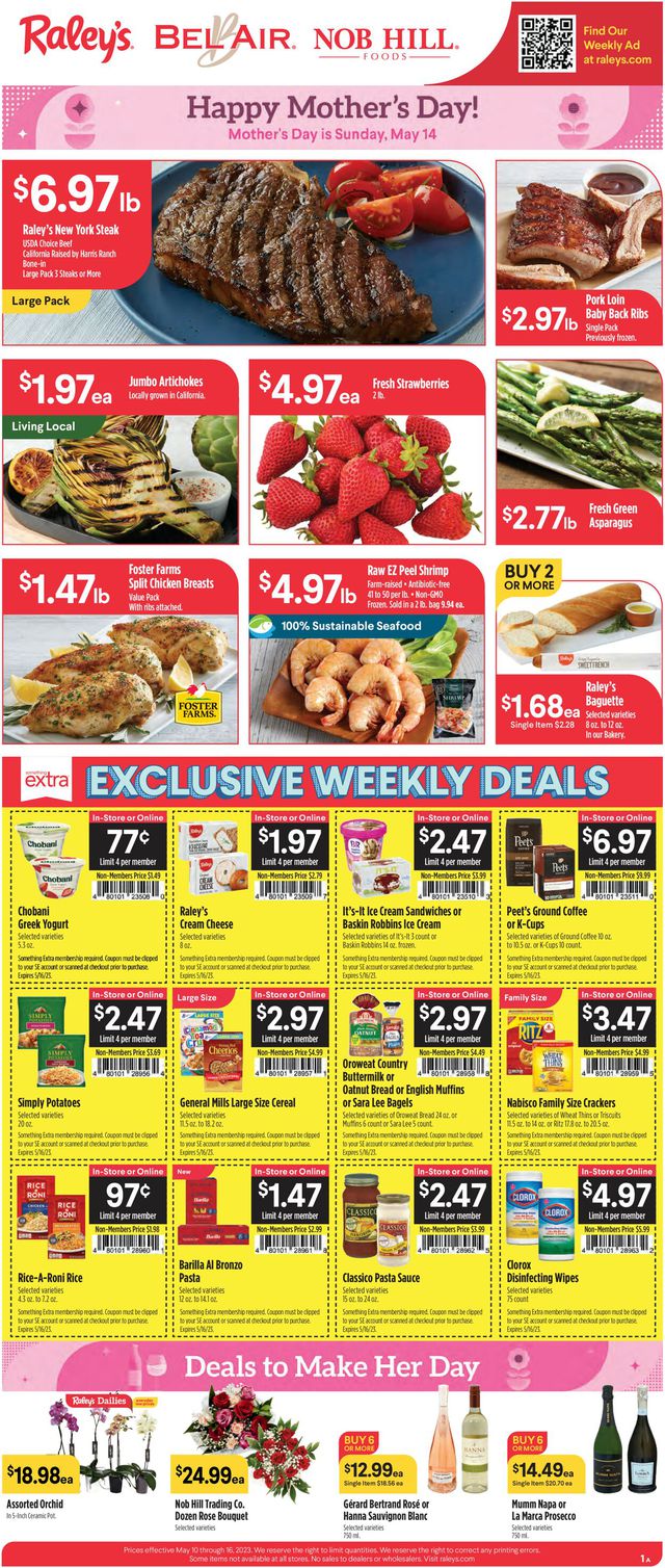 Raley's Ad from 05/10/2023