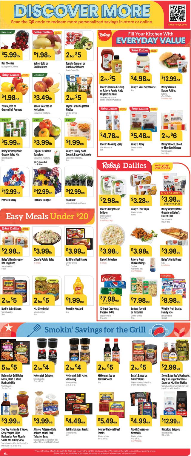 Raley's Ad from 05/24/2023