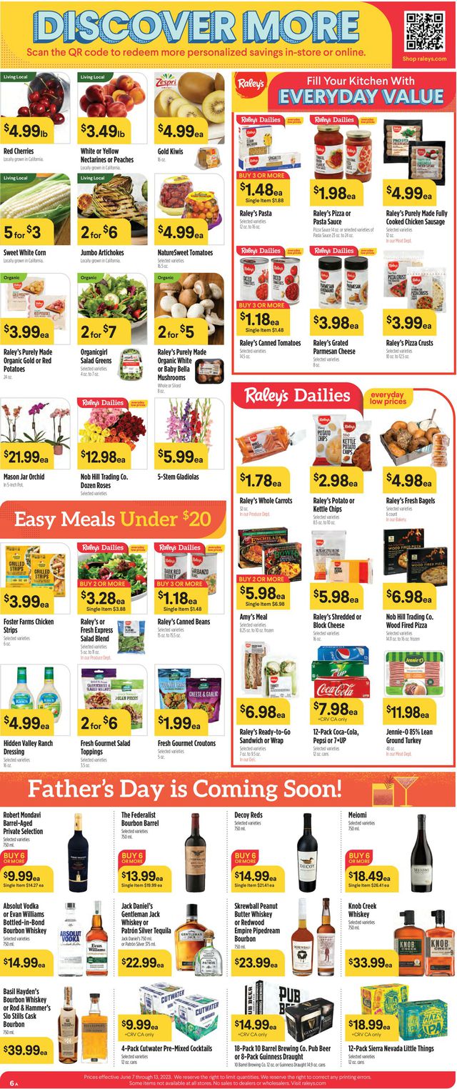 Raley's Ad from 06/07/2023