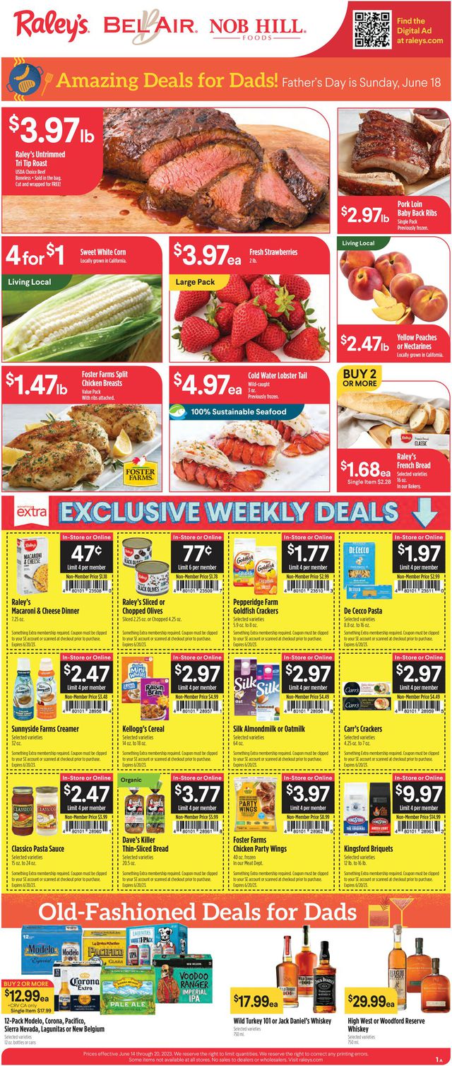 Raley's Ad from 06/14/2023