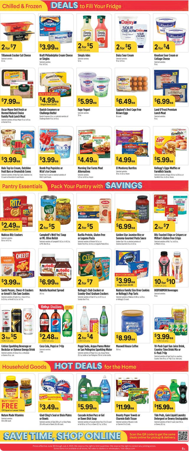 Raley's Ad from 06/28/2023