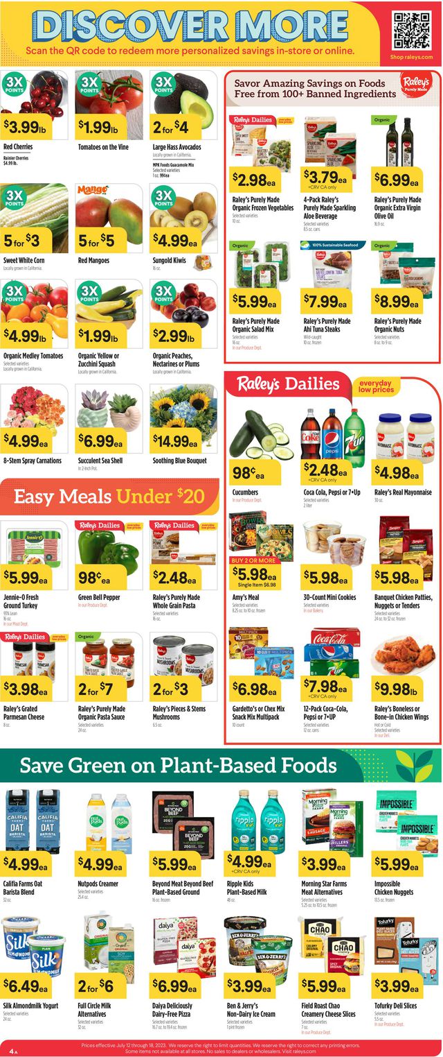 Raley's Ad from 07/12/2023
