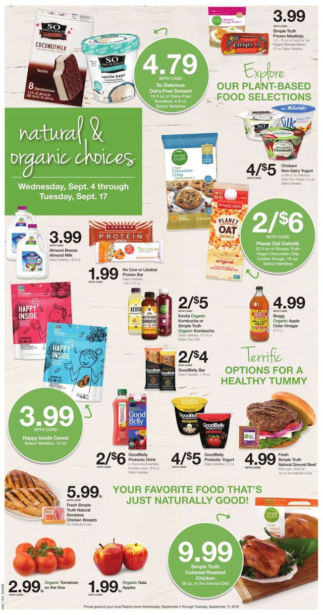 Ralphs Ad from 09/04/2019