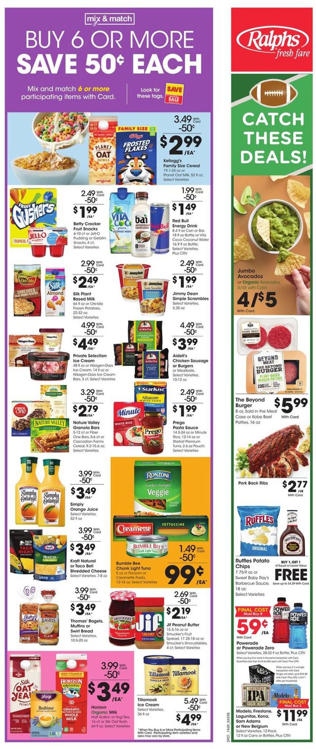 Ralphs Ad from 01/08/2020
