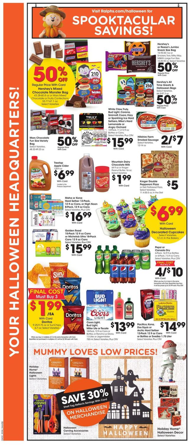 Ralphs Ad from 10/21/2020