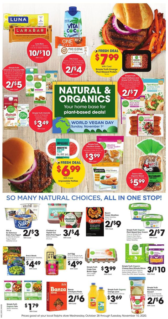 Ralphs Ad from 11/04/2020