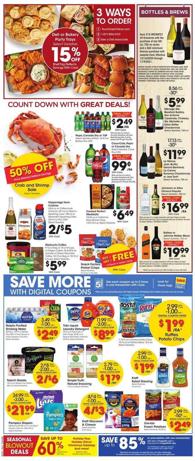 Ralphs Ad from 12/26/2020