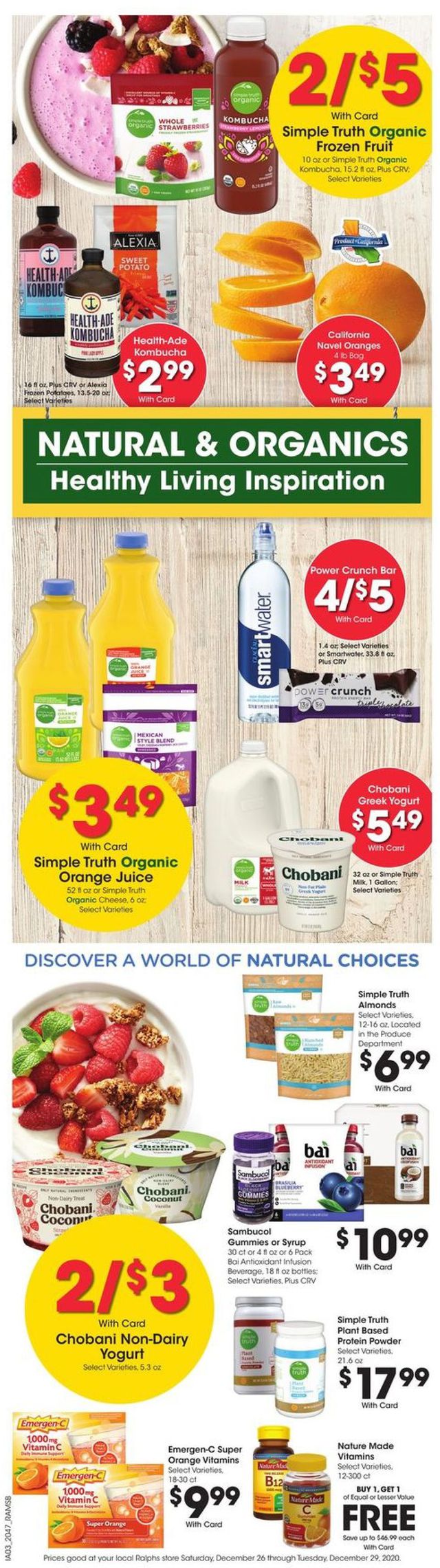 Ralphs Ad from 12/26/2020