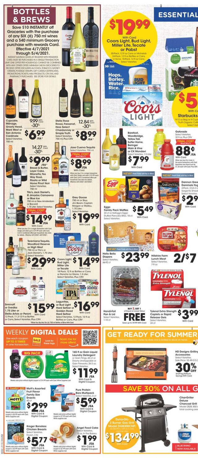 Ralphs Ad from 04/07/2021