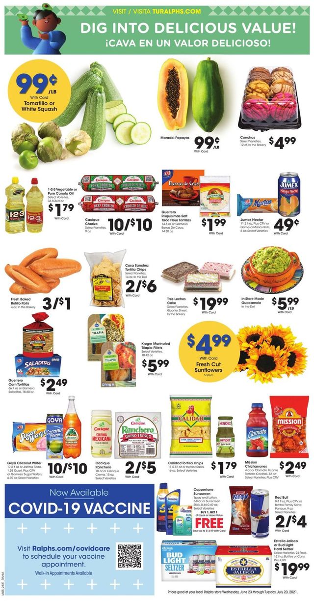 Ralphs Ad from 07/07/2021