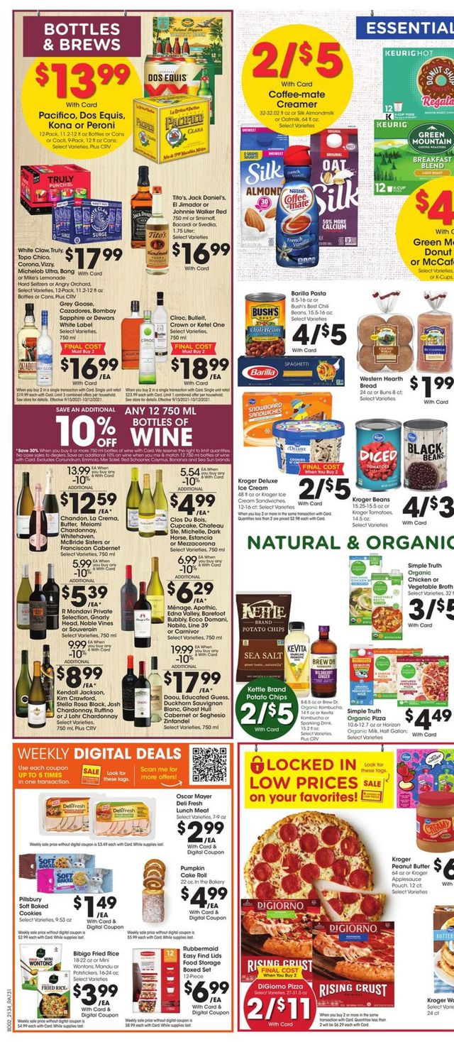 Ralphs Ad from 09/22/2021