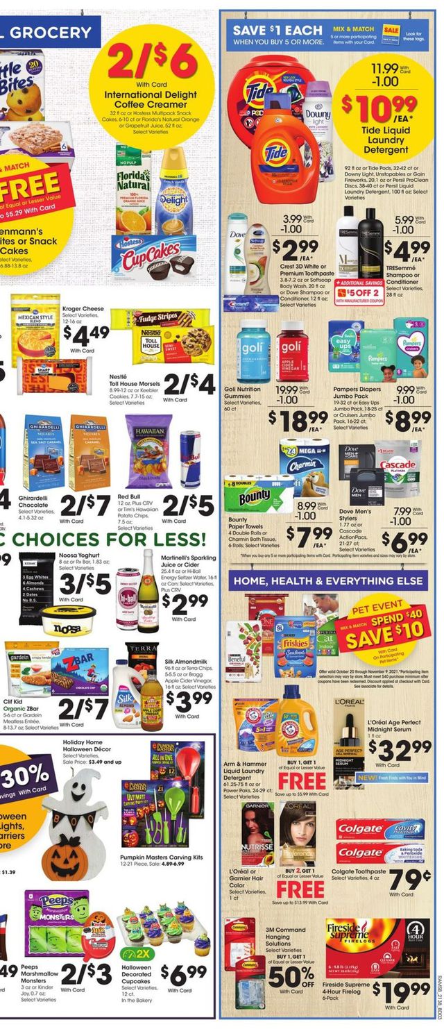 Ralphs Ad from 10/20/2021