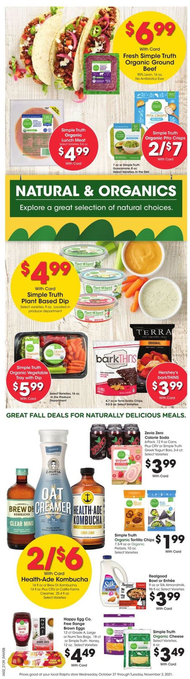 Ralphs Ad from 10/27/2021