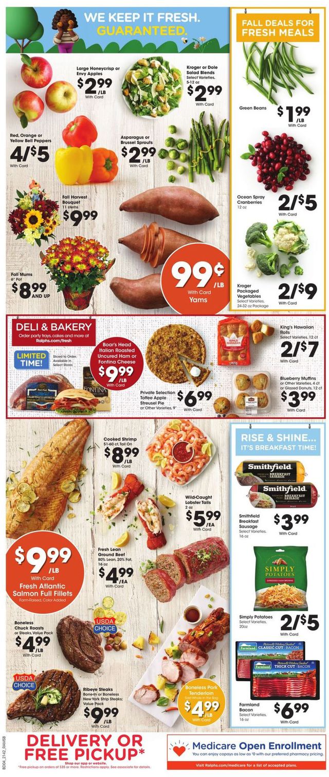 Ralphs Ad from 11/17/2021