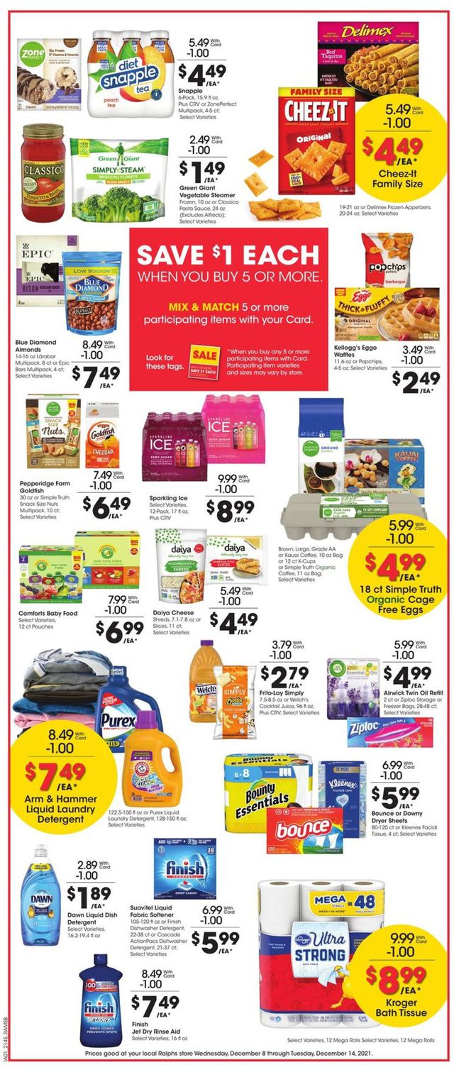 Ralphs Ad from 12/08/2021