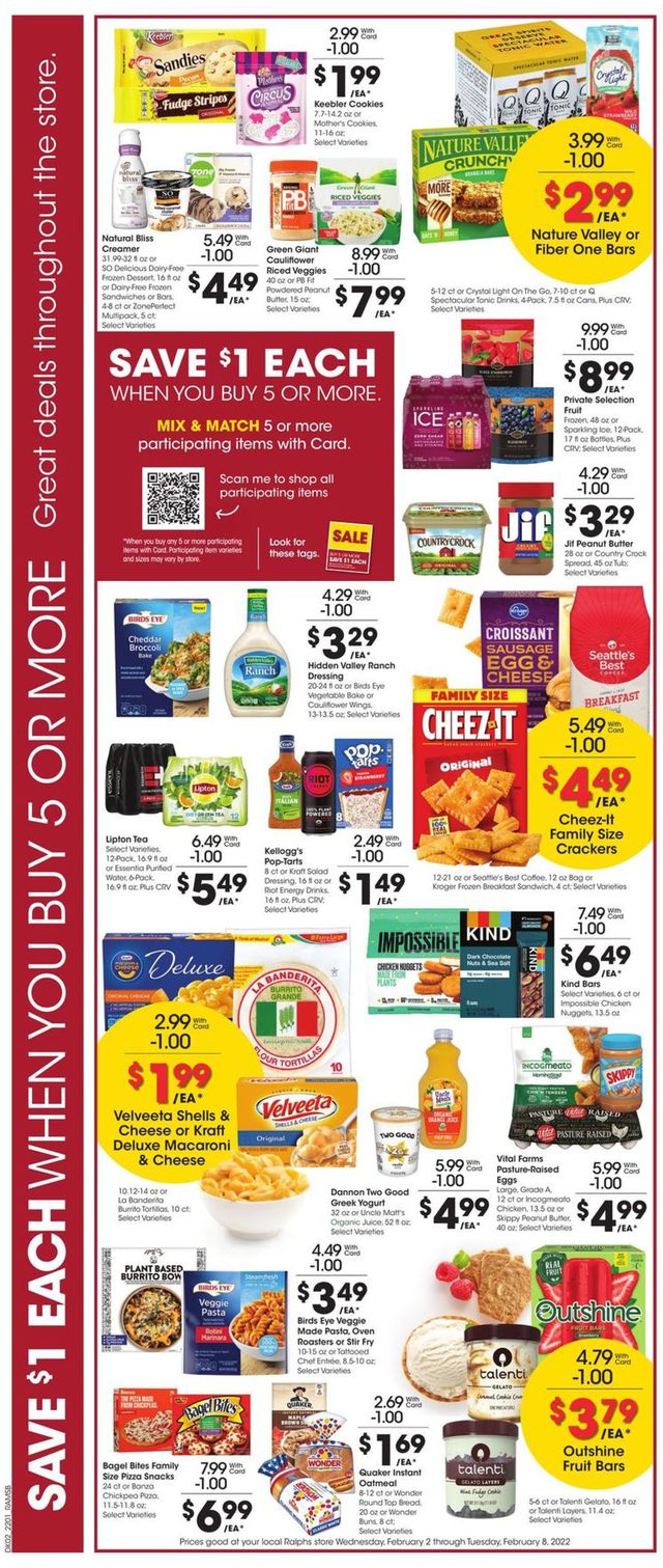 Ralphs Ad from 02/02/2022
