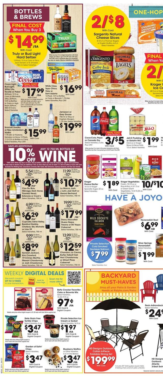 Ralphs Ad from 04/13/2022