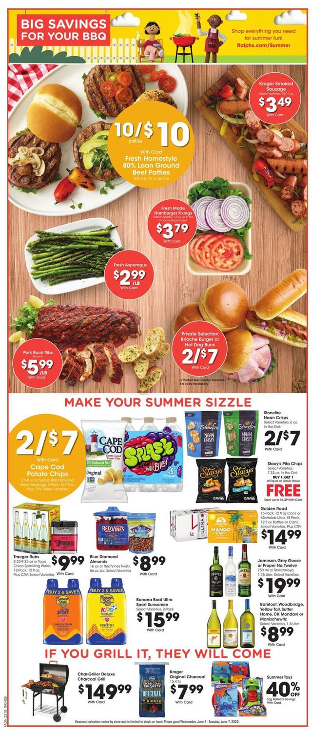 Ralphs Ad from 06/01/2022