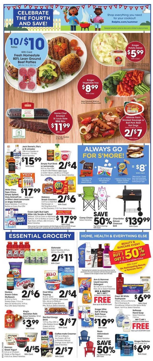Ralphs Ad from 06/29/2022