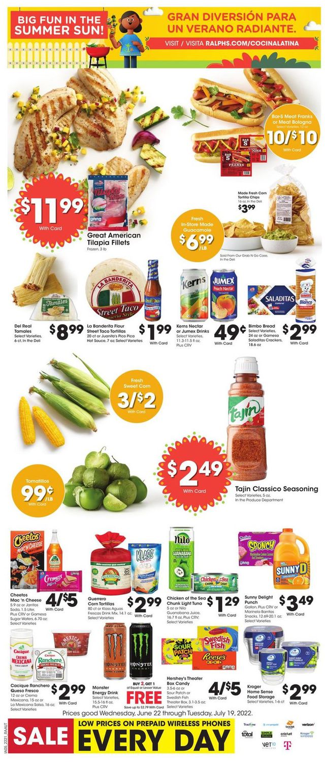 Ralphs Ad from 06/29/2022
