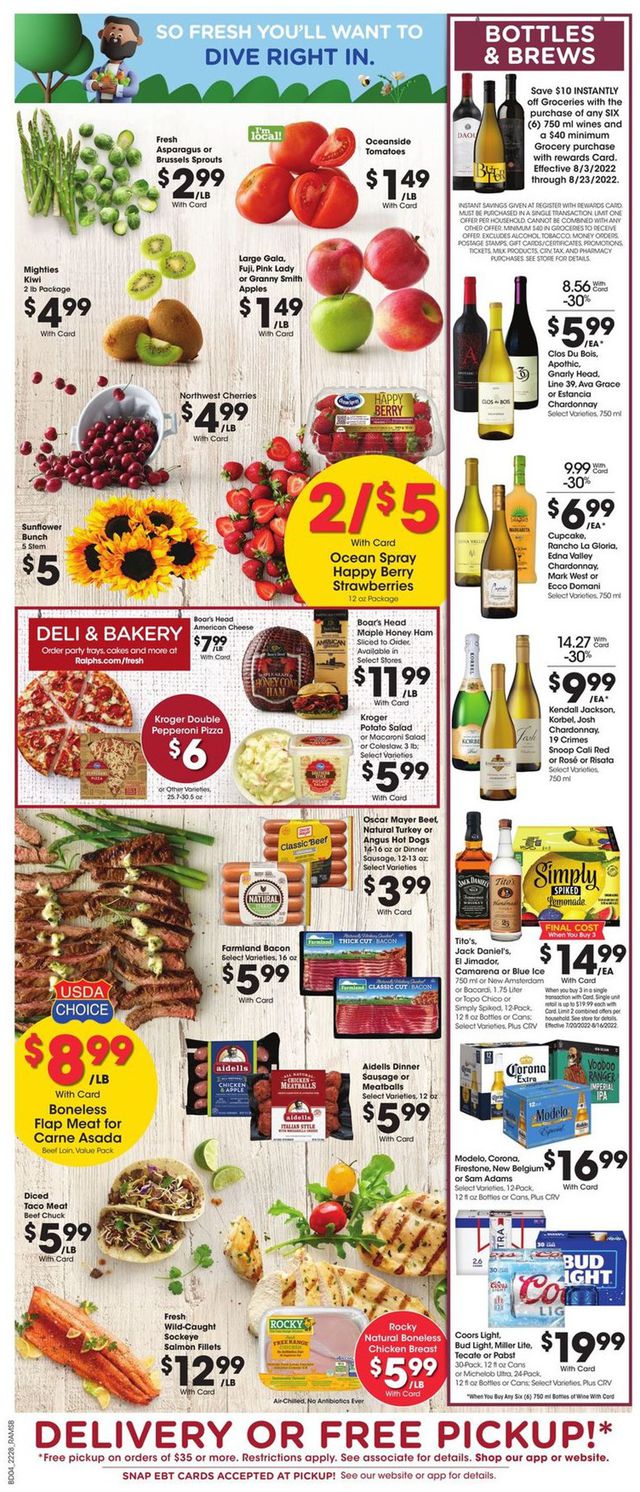 Ralphs Ad from 08/10/2022