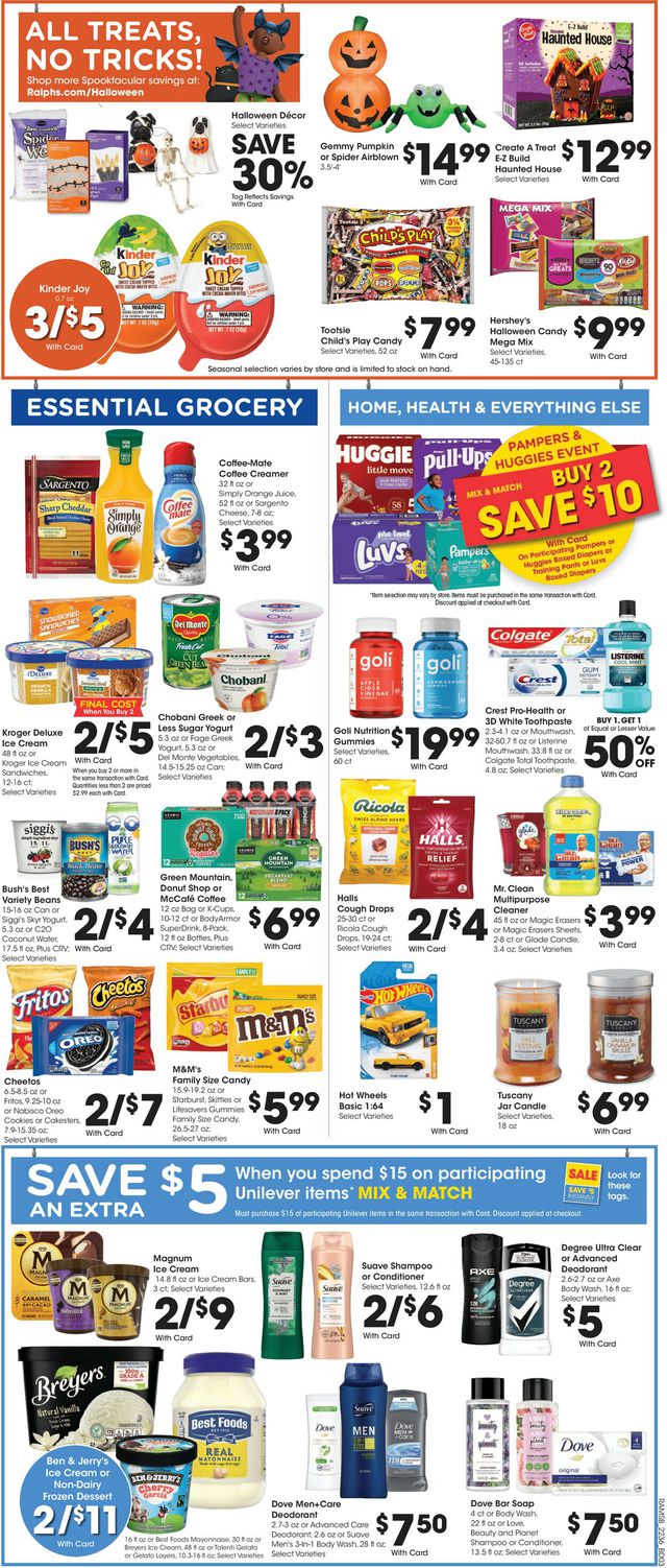 Ralphs Ad from 10/05/2022