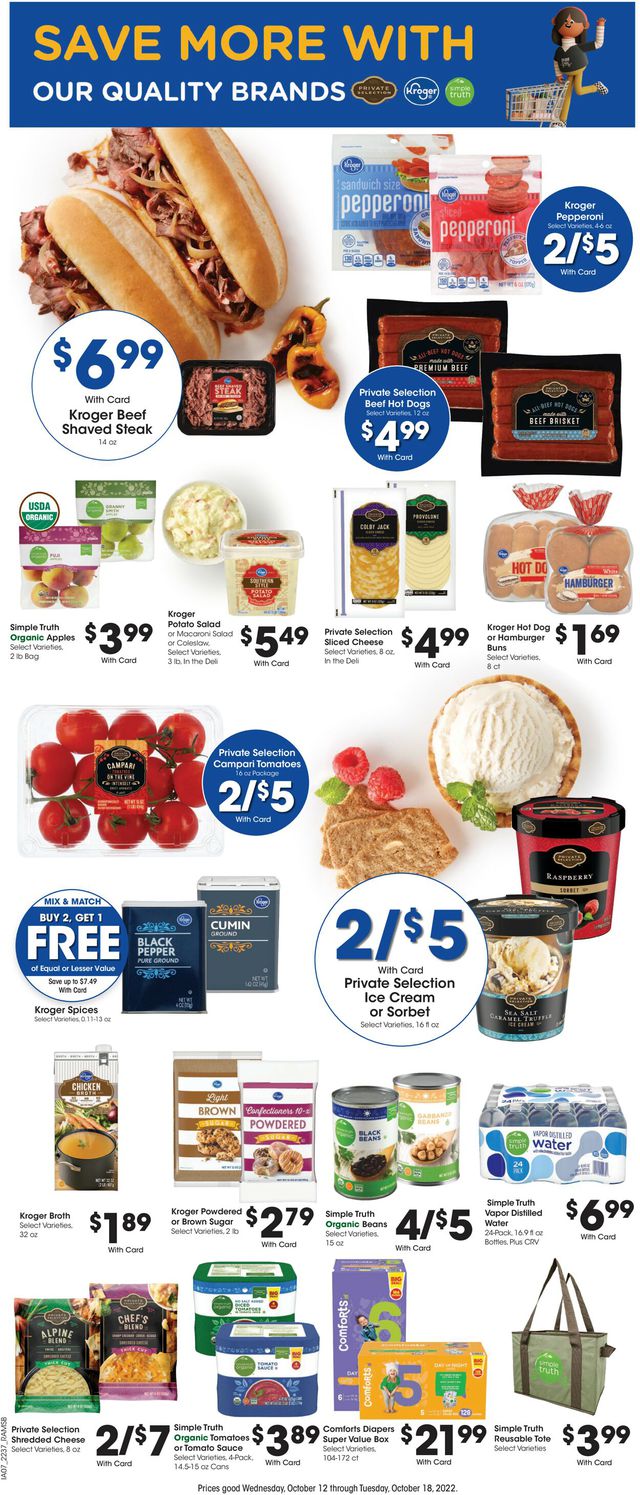 Ralphs Ad from 10/12/2022