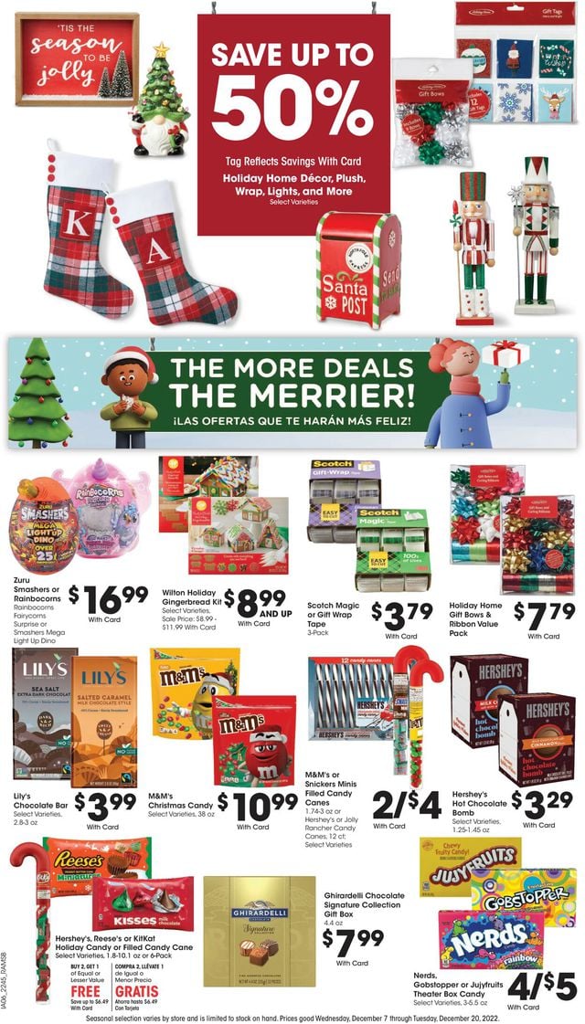 Ralphs Ad from 12/14/2022