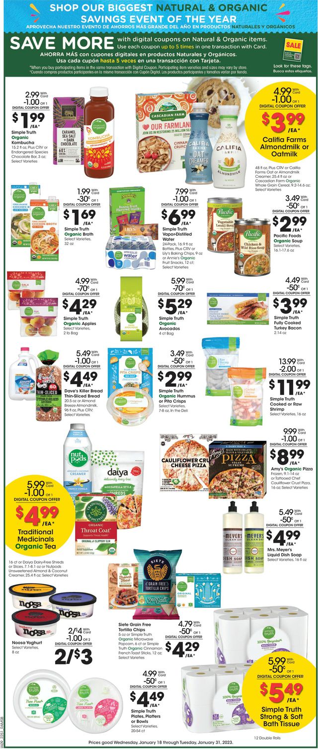 Ralphs Ad from 01/18/2023