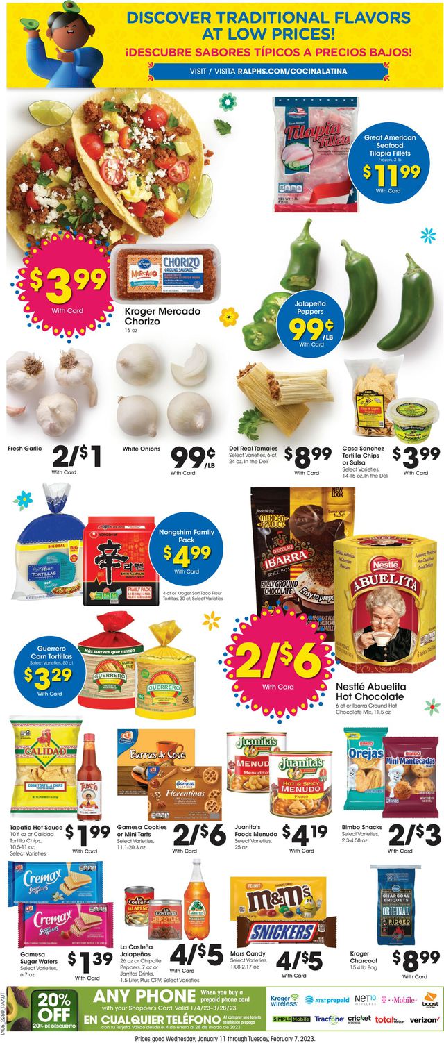 Ralphs Ad from 01/25/2023