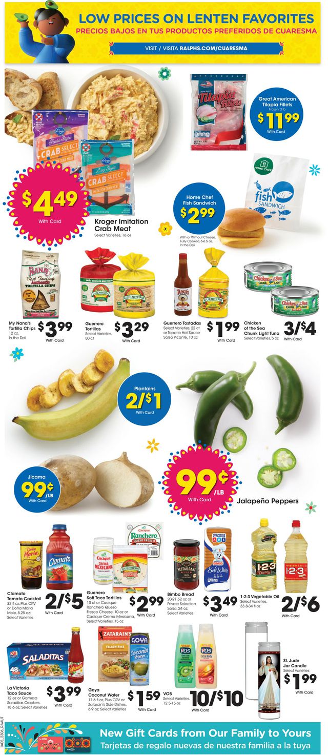Ralphs Ad from 03/08/2023