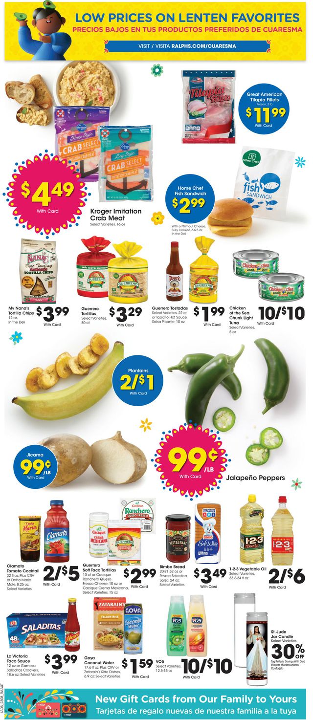 Ralphs Ad from 03/22/2023