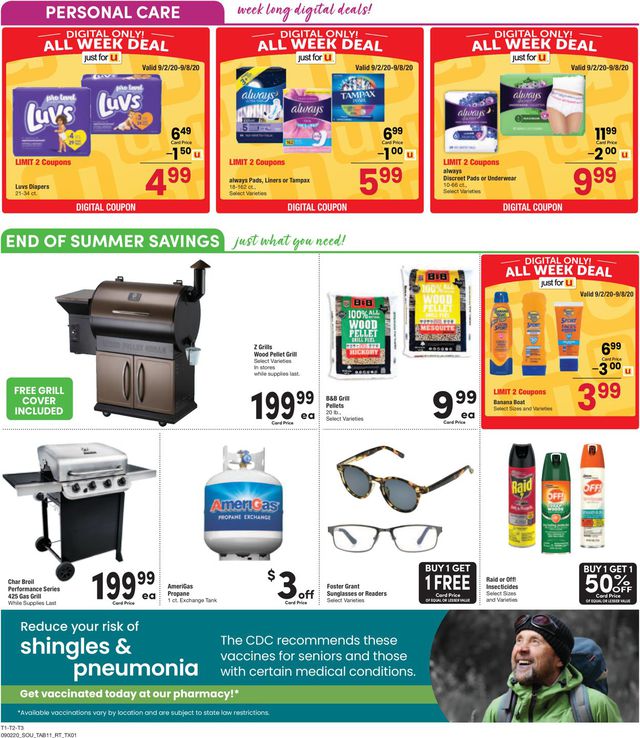 Randalls Ad from 09/02/2020