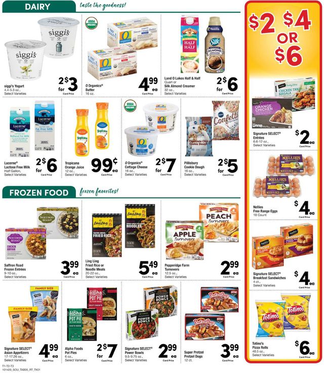 Randalls Ad from 10/14/2020