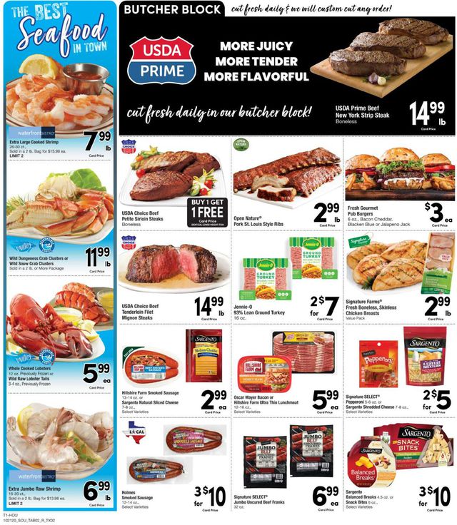 Randalls Ad from 10/21/2020