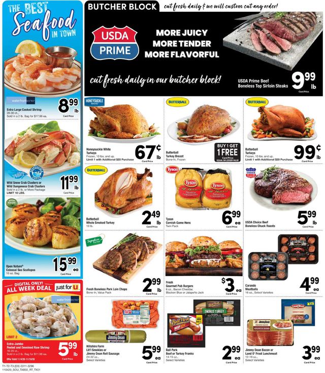 Randalls Ad from 11/04/2020