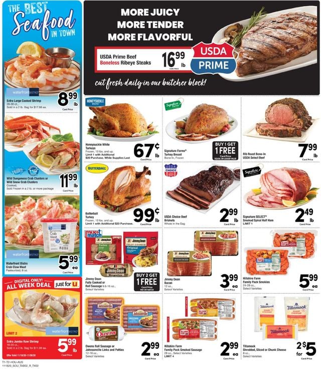 Randalls Ad from 11/18/2020