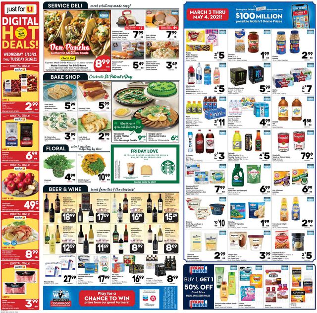 Randalls Ad from 03/10/2021
