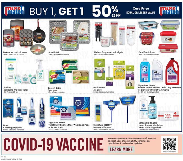 Randalls Ad from 03/17/2021